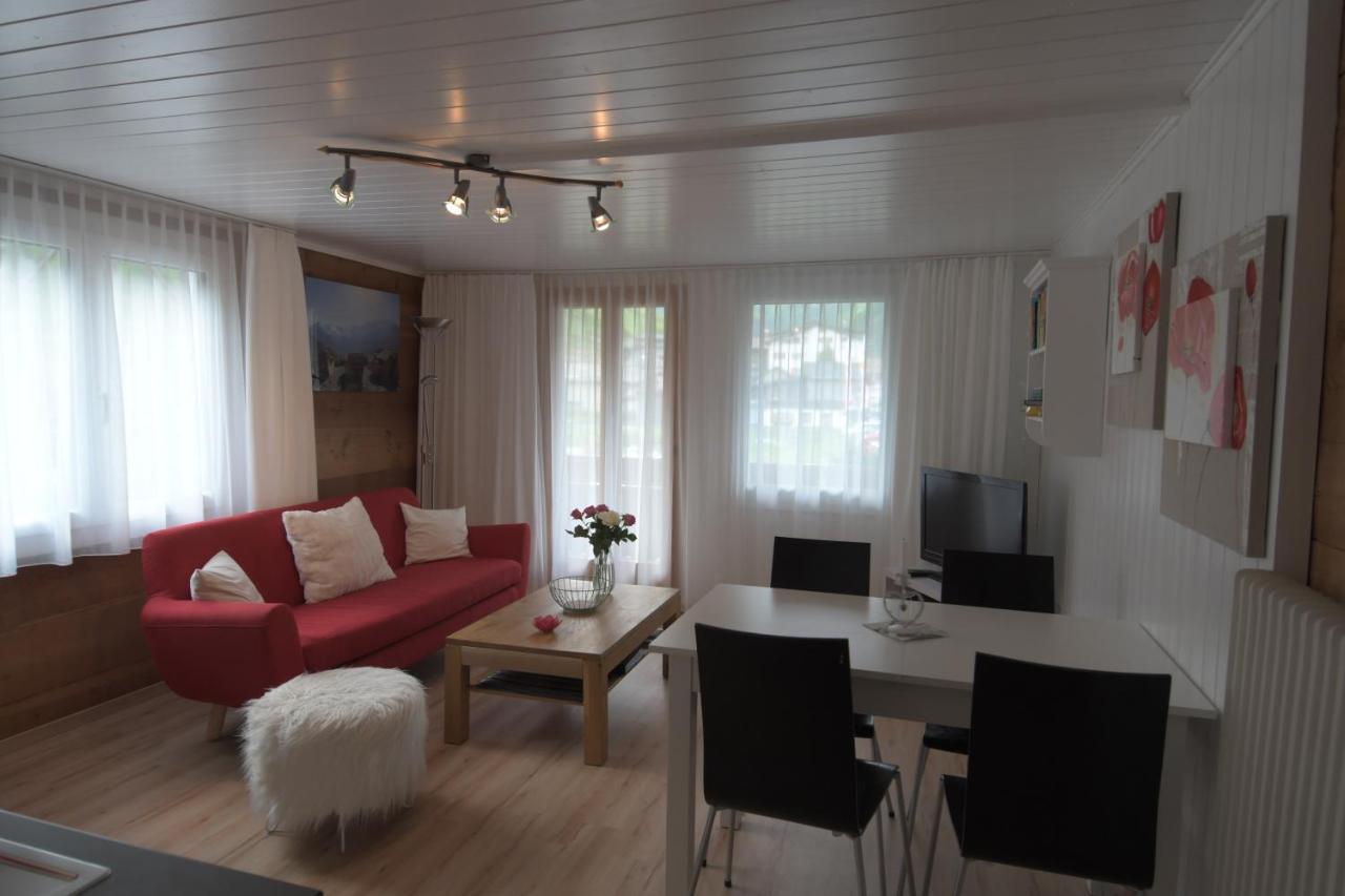 Haus Wiedersehen, Weissmies Apartment Saas-Grund Ngoại thất bức ảnh