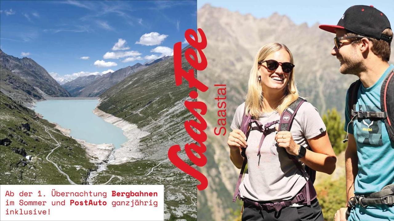 Haus Wiedersehen, Weissmies Apartment Saas-Grund Ngoại thất bức ảnh